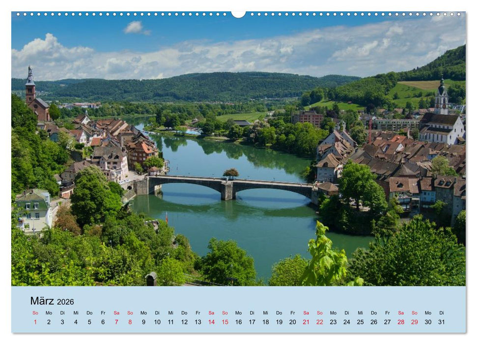 Impressionen vom Hochrhein (CALVENDO Wandkalender 2026)