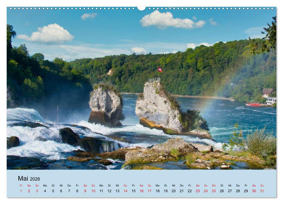 Impressionen vom Hochrhein (CALVENDO Wandkalender 2026)