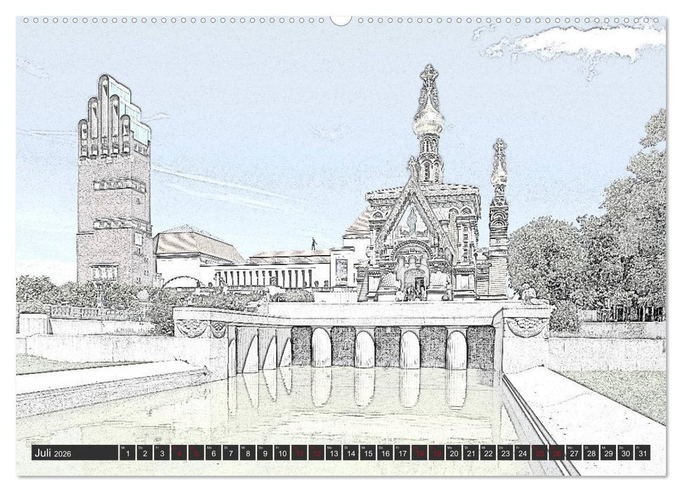 MAL-TOUR Deutschland (CALVENDO Premium Wandkalender 2026)