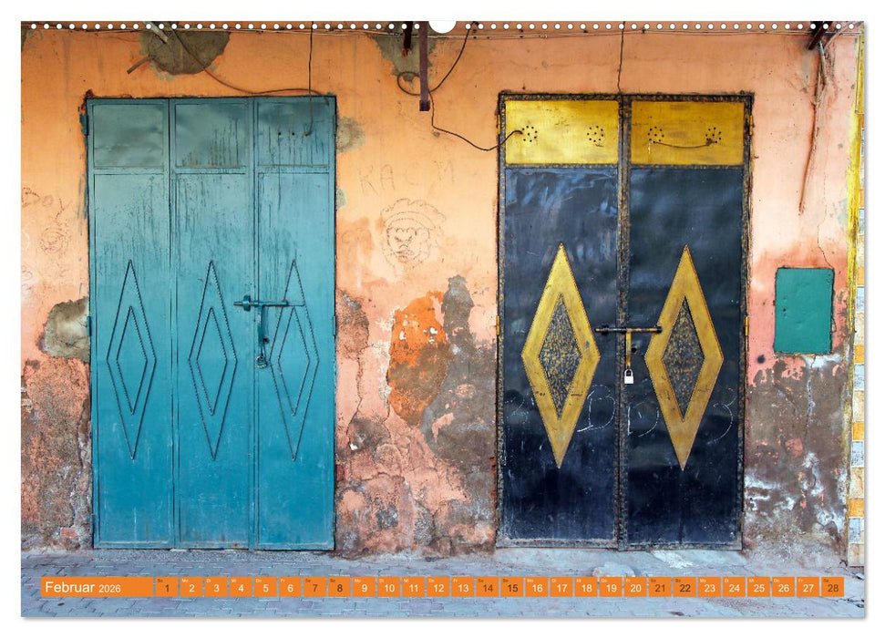 Marokkos Farben (CALVENDO Premium Wandkalender 2026)