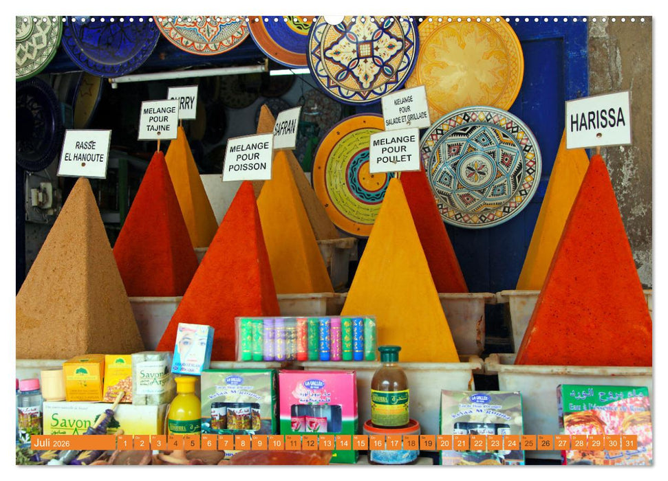 Marokkos Farben (CALVENDO Premium Wandkalender 2026)