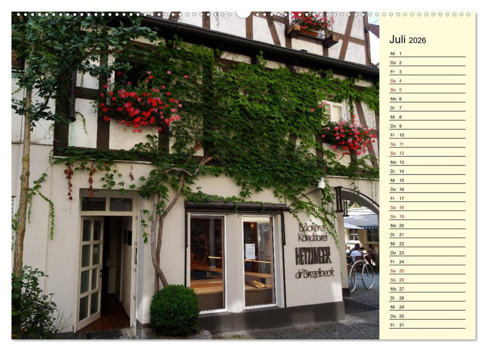 Unterwegs in Schorndorf (CALVENDO Premium Wandkalender 2026)
