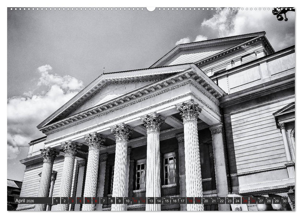 Ein Blick auf Darmstadt (CALVENDO Premium Wandkalender 2026)