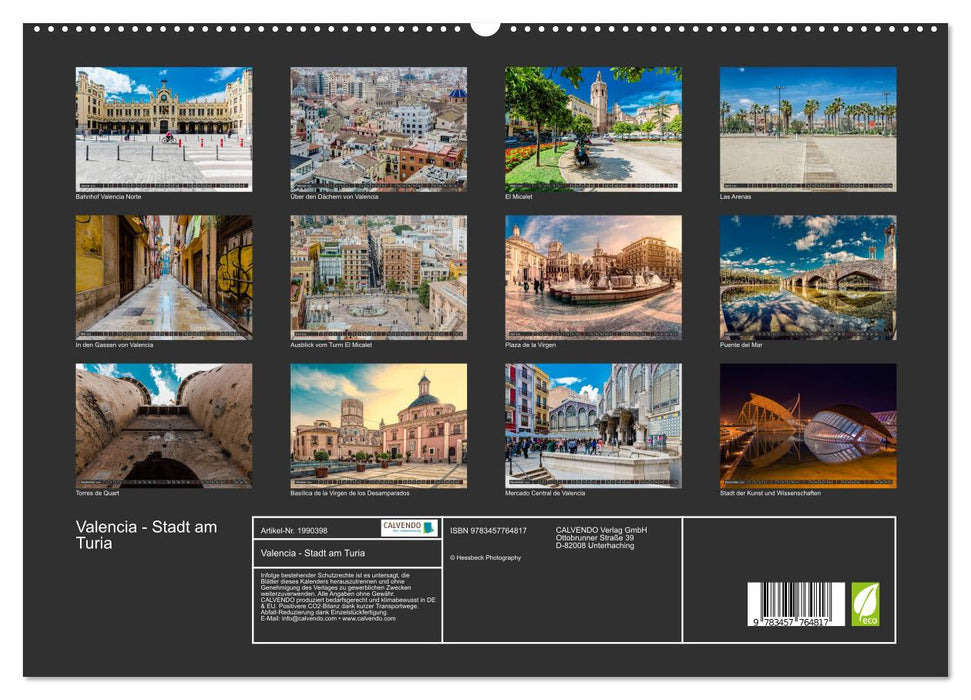 Valencia - Stadt am Turia (CALVENDO Premium Wandkalender 2026)