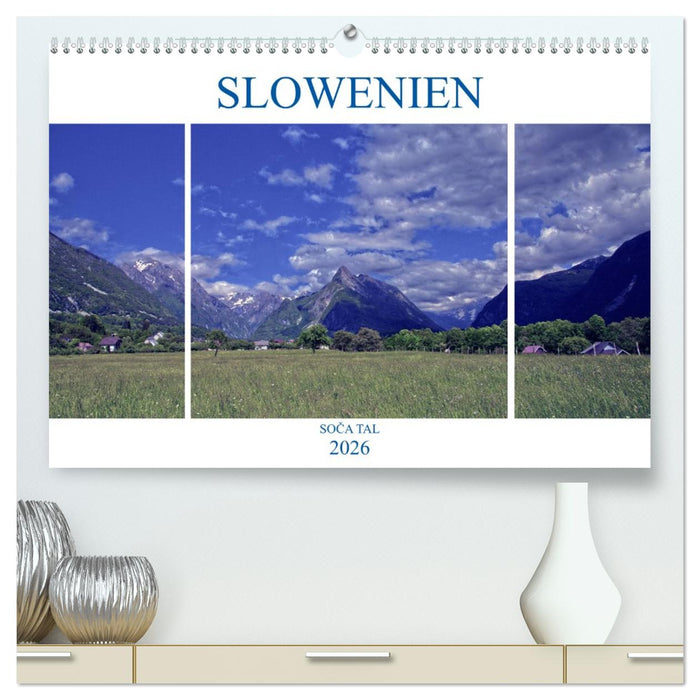 Slowenien - Soca Tal (CALVENDO Premium Wandkalender 2026)