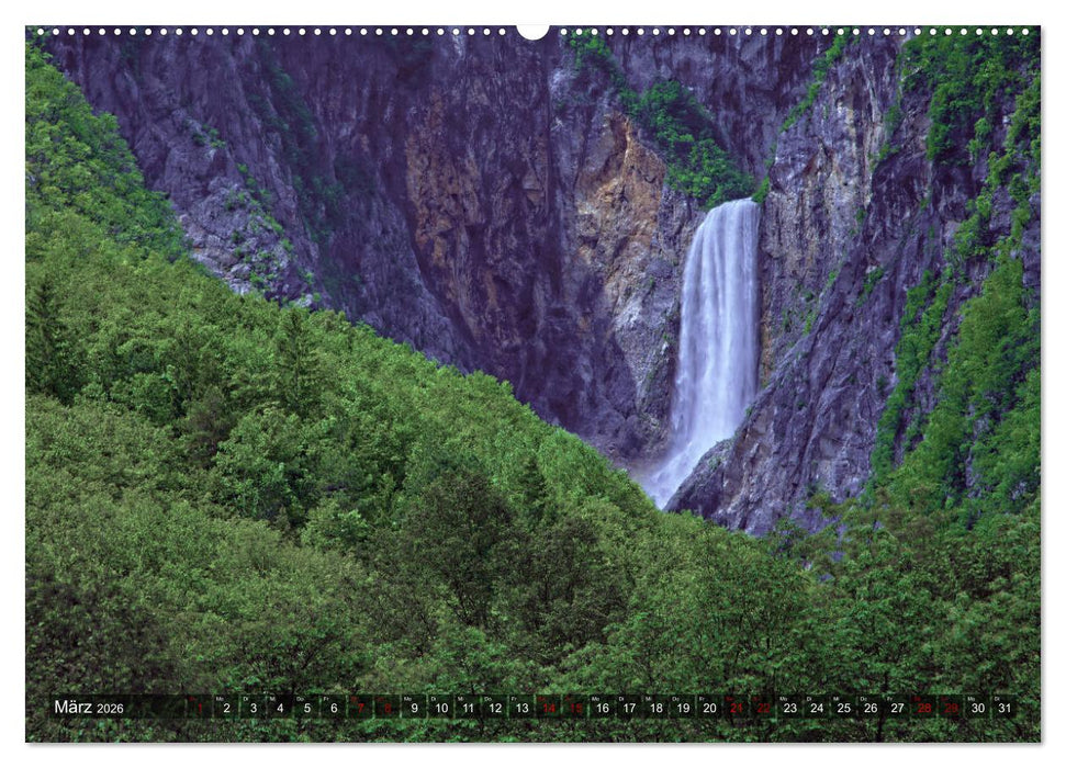 Slowenien - Soca Tal (CALVENDO Premium Wandkalender 2026)