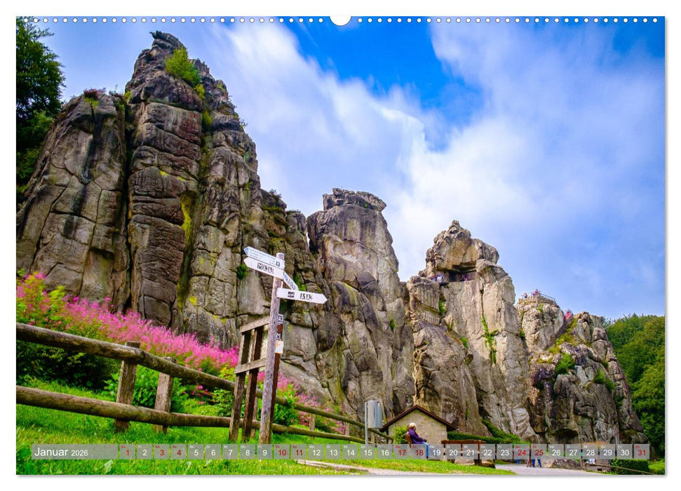 Ein Blick auf Detmold (CALVENDO Premium Wandkalender 2026)