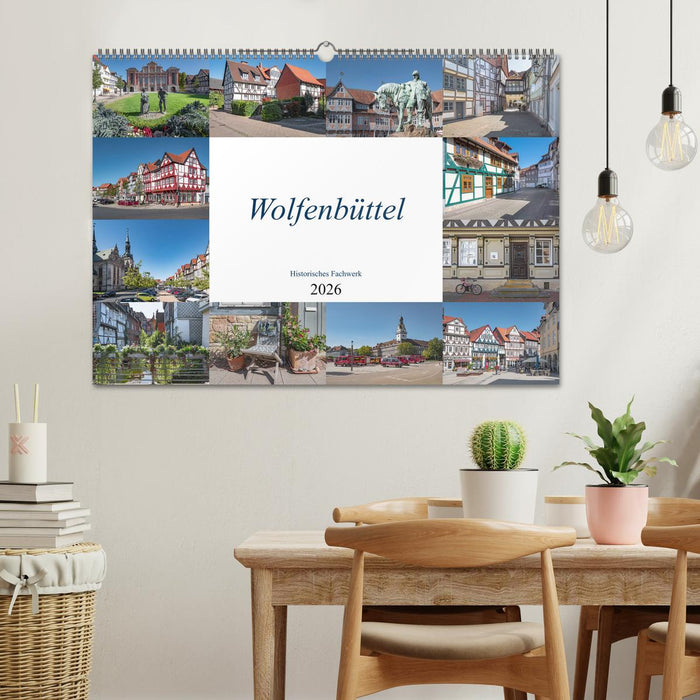 Wolfenbüttel - Historisches Fachwerk (CALVENDO Wandkalender 2026)