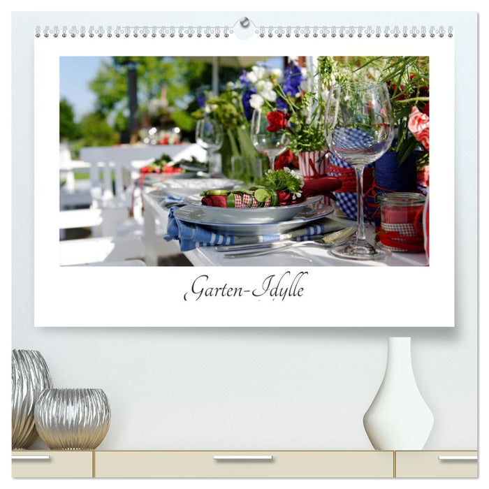 Garten-Idylle 2026 (CALVENDO Premium Wandkalender 2026)