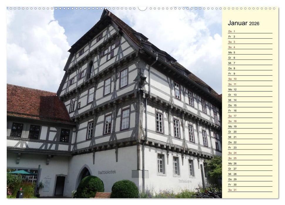 Unterwegs in Schwäbisch Gmünd (CALVENDO Premium Wandkalender 2026)
