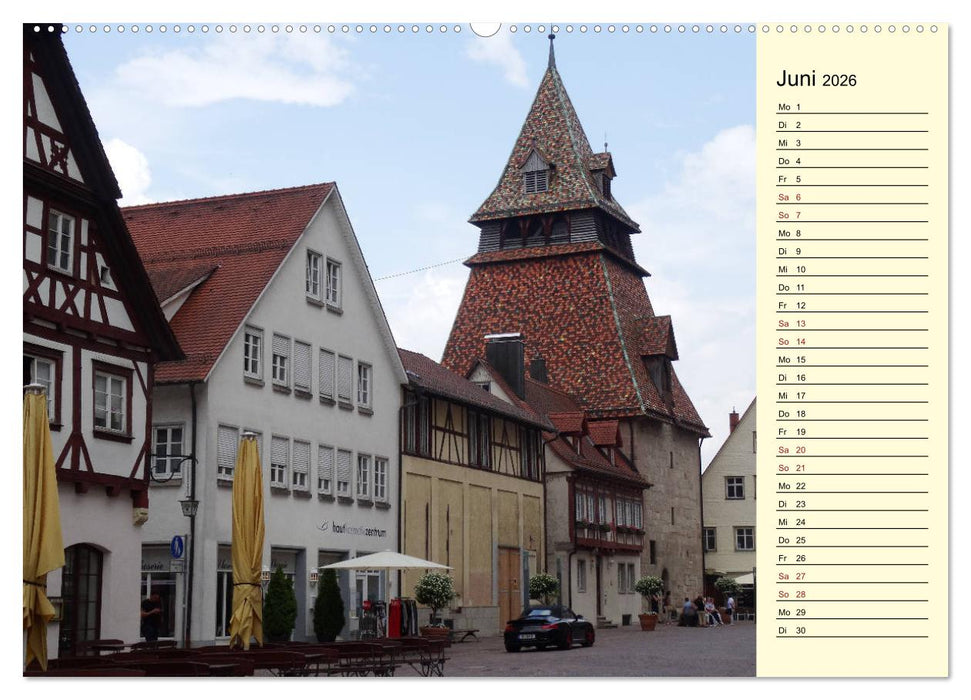 Unterwegs in Schwäbisch Gmünd (CALVENDO Premium Wandkalender 2026)