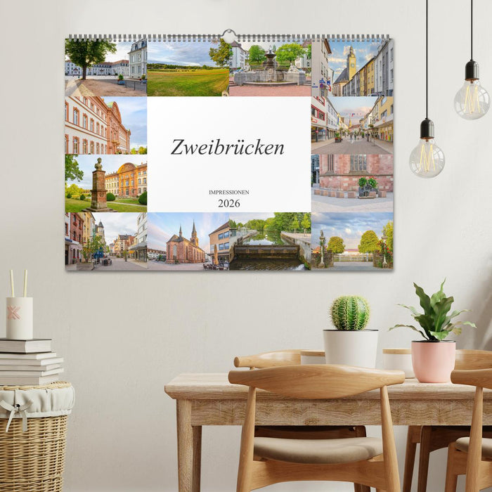 Zweibrücken Impressionen (CALVENDO Wandkalender 2026)