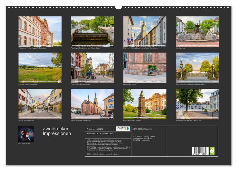 Zweibrücken Impressionen (CALVENDO Wandkalender 2026)