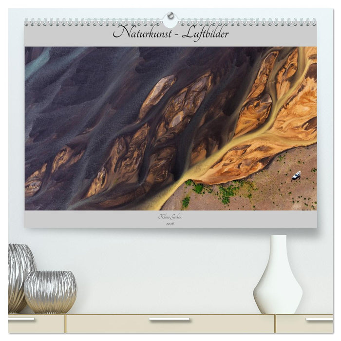 Naturkunst - Luftbilder (CALVENDO Premium Wandkalender 2026)