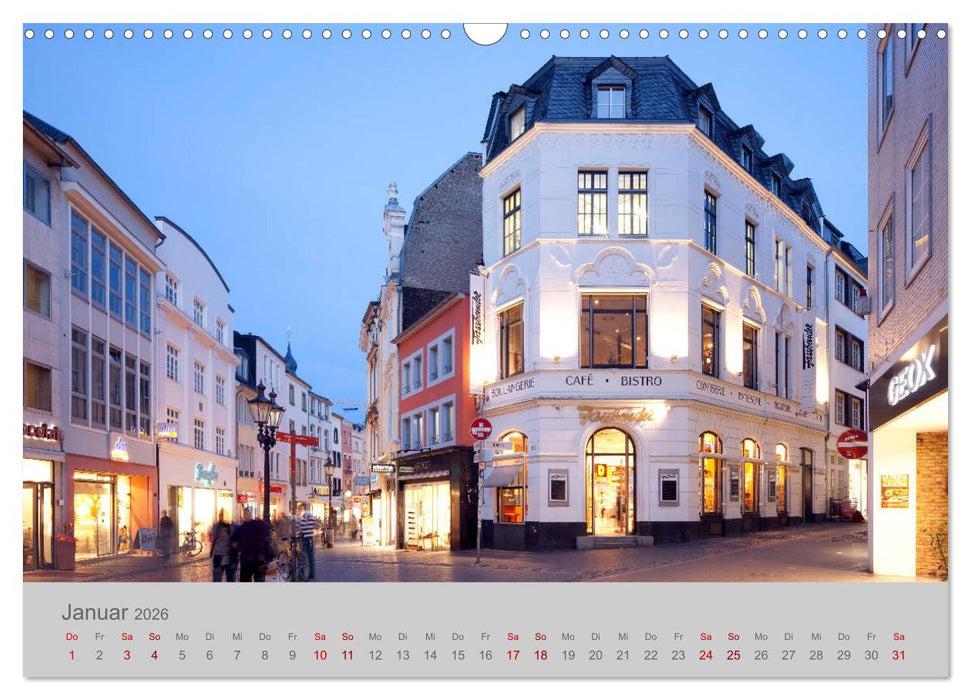 Bonn Die Stadt am Rhein (CALVENDO Wandkalender 2026)