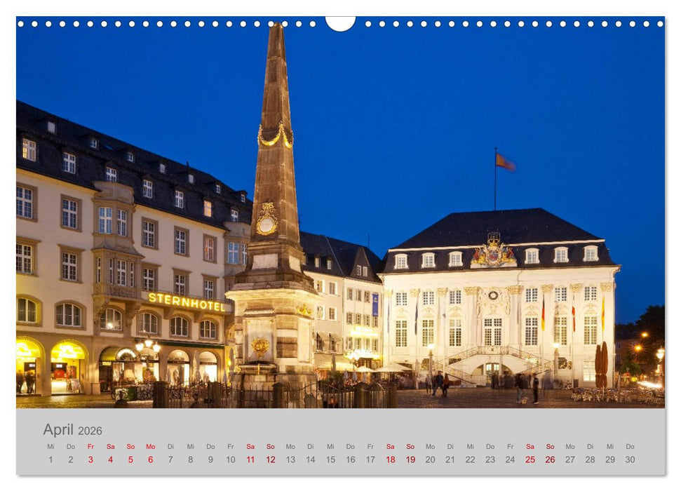 Bonn Die Stadt am Rhein (CALVENDO Wandkalender 2026)
