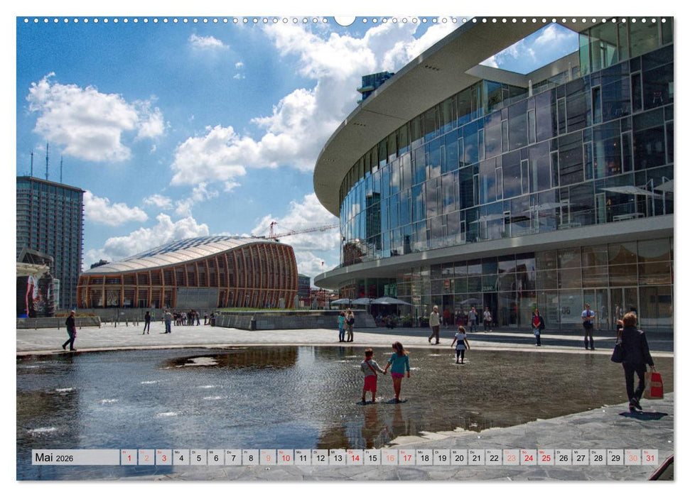 Neue Architektur in Mailand (CALVENDO Premium Wandkalender 2026)