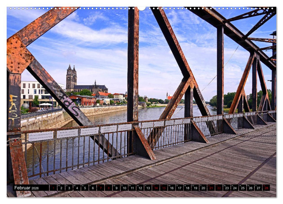Magdeburger Ansichten (CALVENDO Premium Wandkalender 2026)