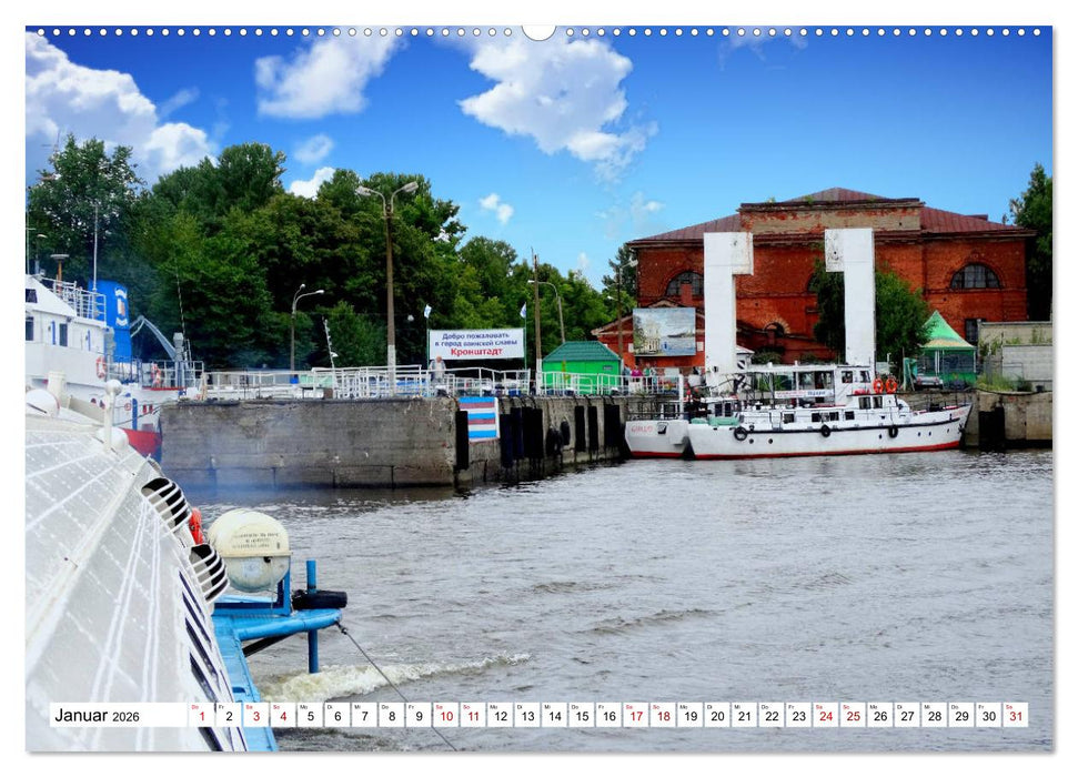 Festungsstadt Kronstadt - Schlüssel zu Sankt Petersburg (CALVENDO Premium Wandkalender 2026)