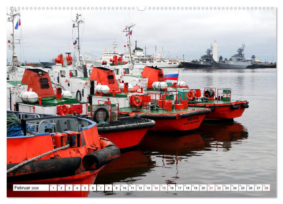 Festungsstadt Kronstadt - Schlüssel zu Sankt Petersburg (CALVENDO Premium Wandkalender 2026)