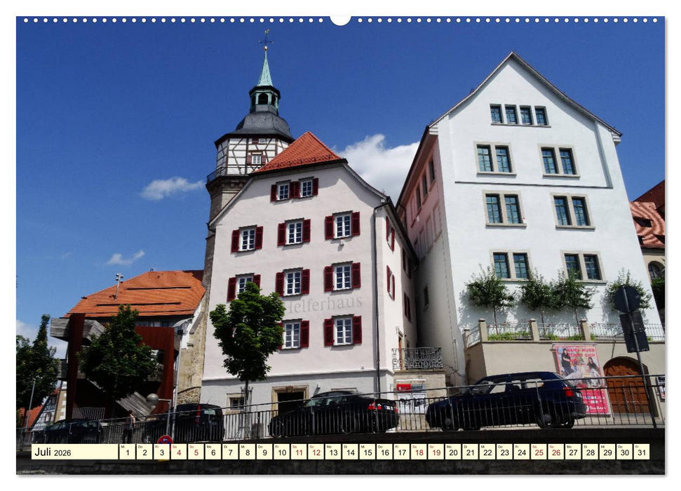 Unterwegs in Backnang (CALVENDO Premium Wandkalender 2026)