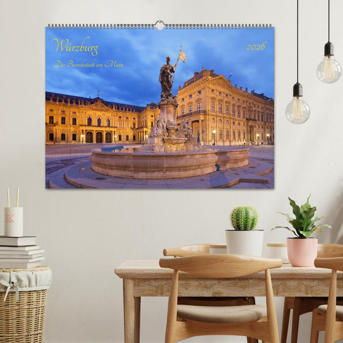 Würzburg Die Barockstadt am Main (CALVENDO Wandkalender 2026)
