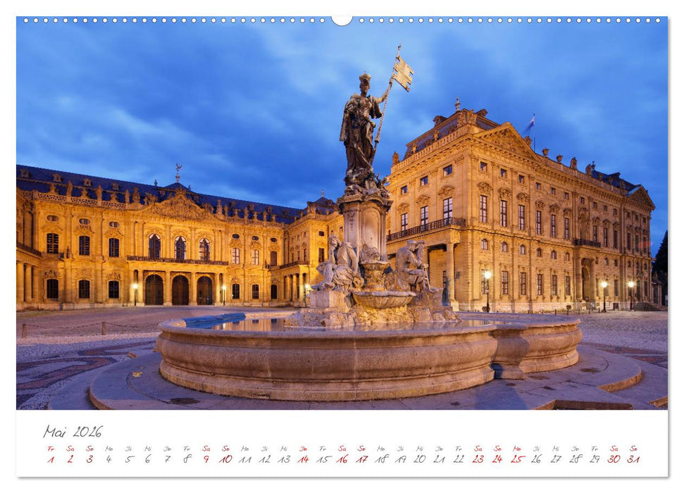 Würzburg Die Barockstadt am Main (CALVENDO Wandkalender 2026)