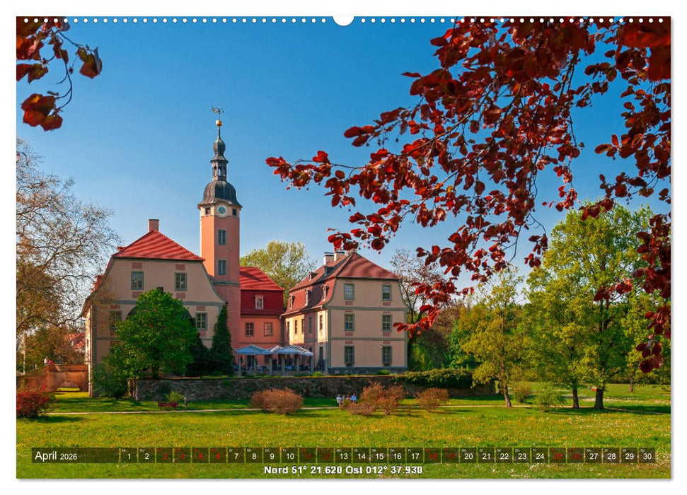 Traumziele in Sachsen (CALVENDO Premium Wandkalender 2026)