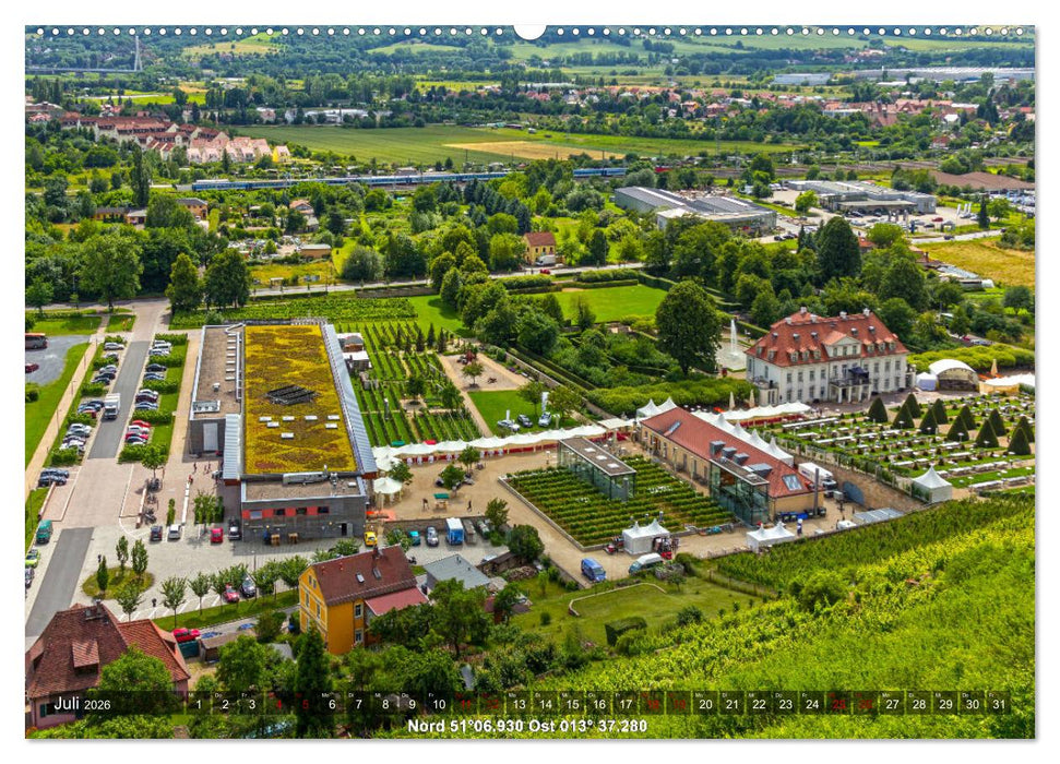 Traumziele in Sachsen (CALVENDO Premium Wandkalender 2026)