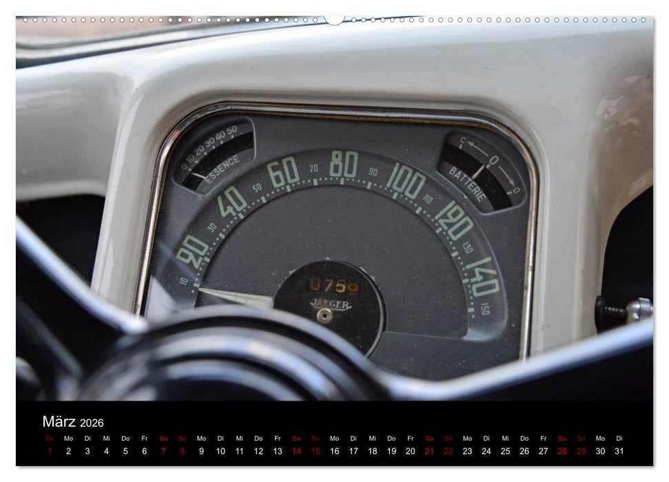 Citroën 11CV Traction Avant (CALVENDO Premium Wandkalender 2026)