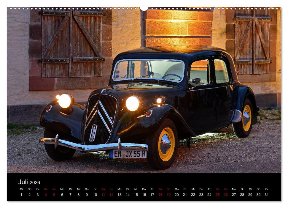 Citroën 11CV Traction Avant (CALVENDO Premium Wandkalender 2026)