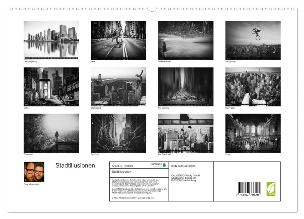 Stadtillusionen (CALVENDO Premium Wandkalender 2026)