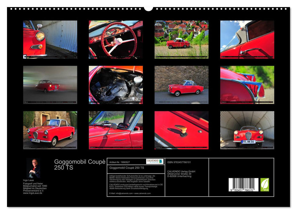 Goggomobil Coupè 250 TS (CALVENDO Premium Wandkalender 2026)