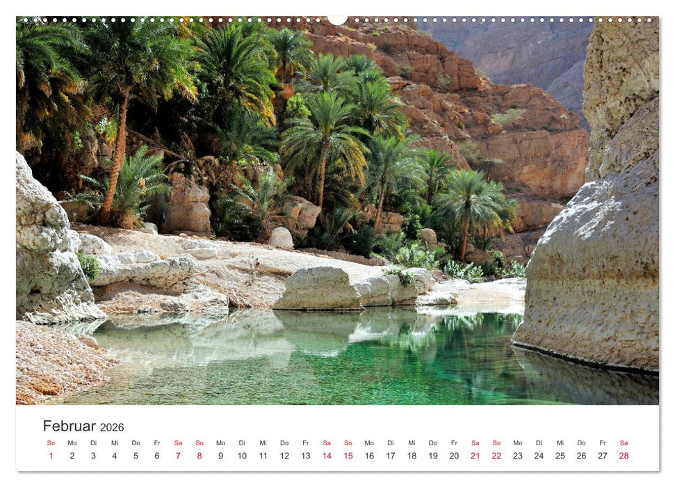 Sultanat Oman - Land des Orients (CALVENDO Premium Wandkalender 2026)
