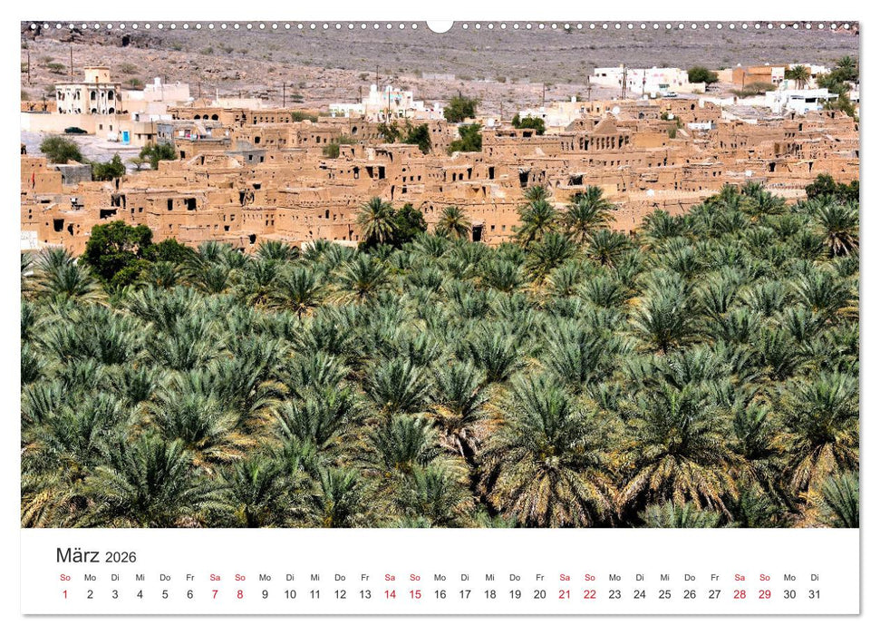 Sultanat Oman - Land des Orients (CALVENDO Premium Wandkalender 2026)