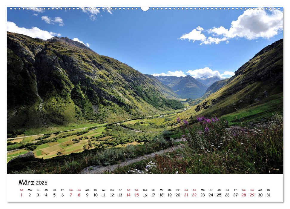 Französische Alpen - Route des Grandes Alpes (CALVENDO Premium Wandkalender 2026)