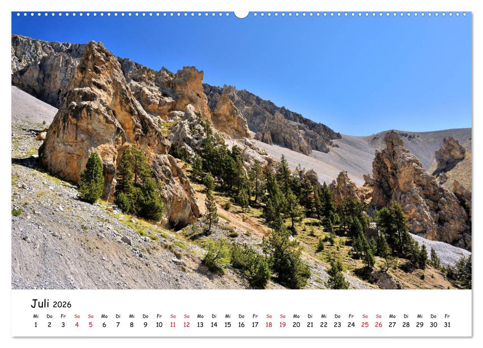 Französische Alpen - Route des Grandes Alpes (CALVENDO Premium Wandkalender 2026)