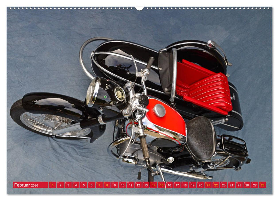 Horex Regina 3 mit Steib Seitenwagen S 501 (CALVENDO Wandkalender 2026)