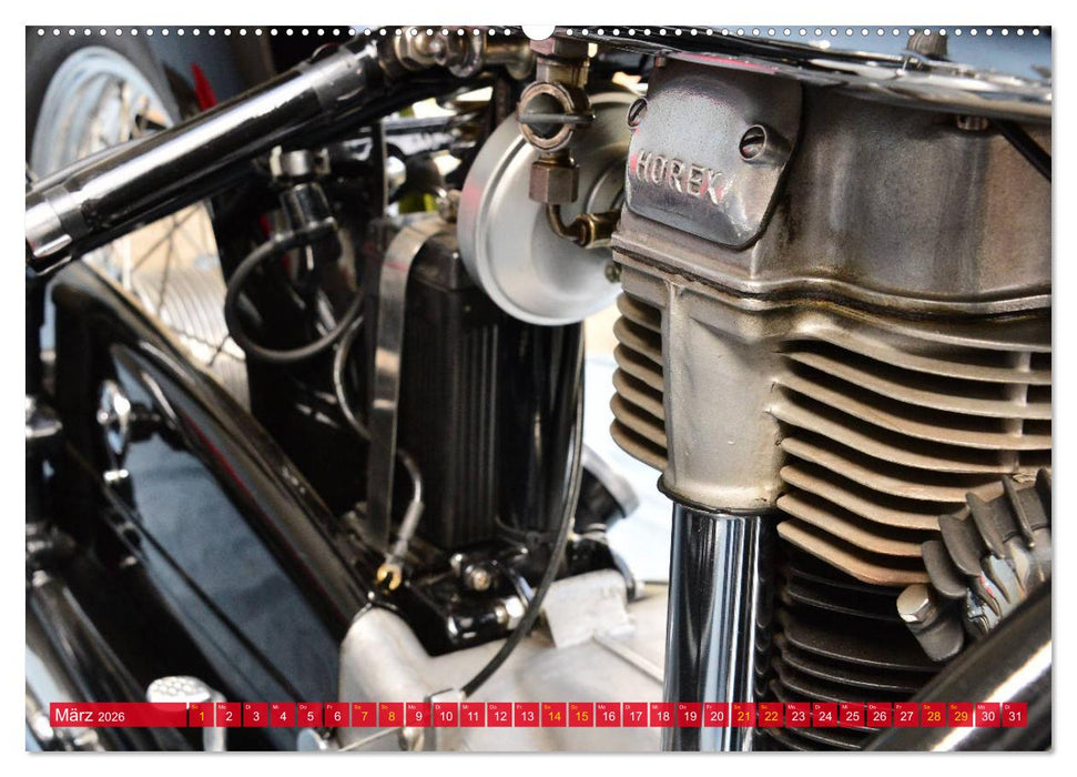 Horex Regina 3 mit Steib Seitenwagen S 501 (CALVENDO Wandkalender 2026)