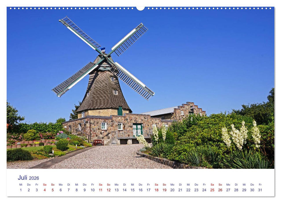 Radtouren ab Eckernförde (CALVENDO Premium Wandkalender 2026)