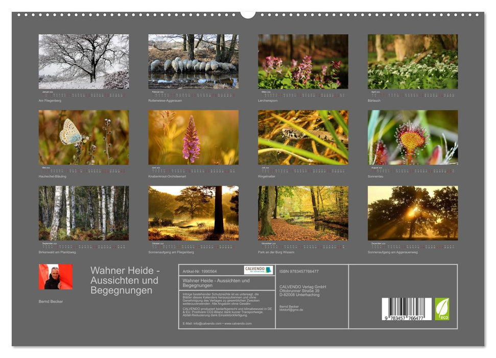 Wahner Heide - Aussichten und Begegnungen (CALVENDO Premium Wandkalender 2026)