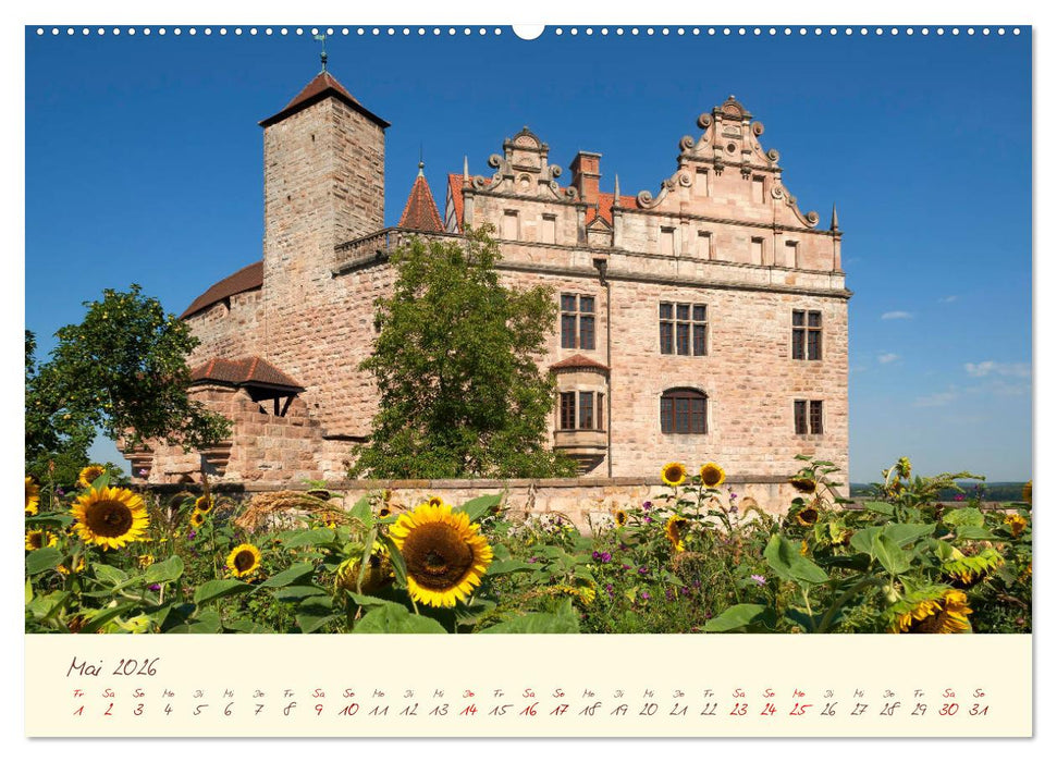 Burgen in Bayern Bayerns trutzige Vergangenheit (CALVENDO Wandkalender 2026)