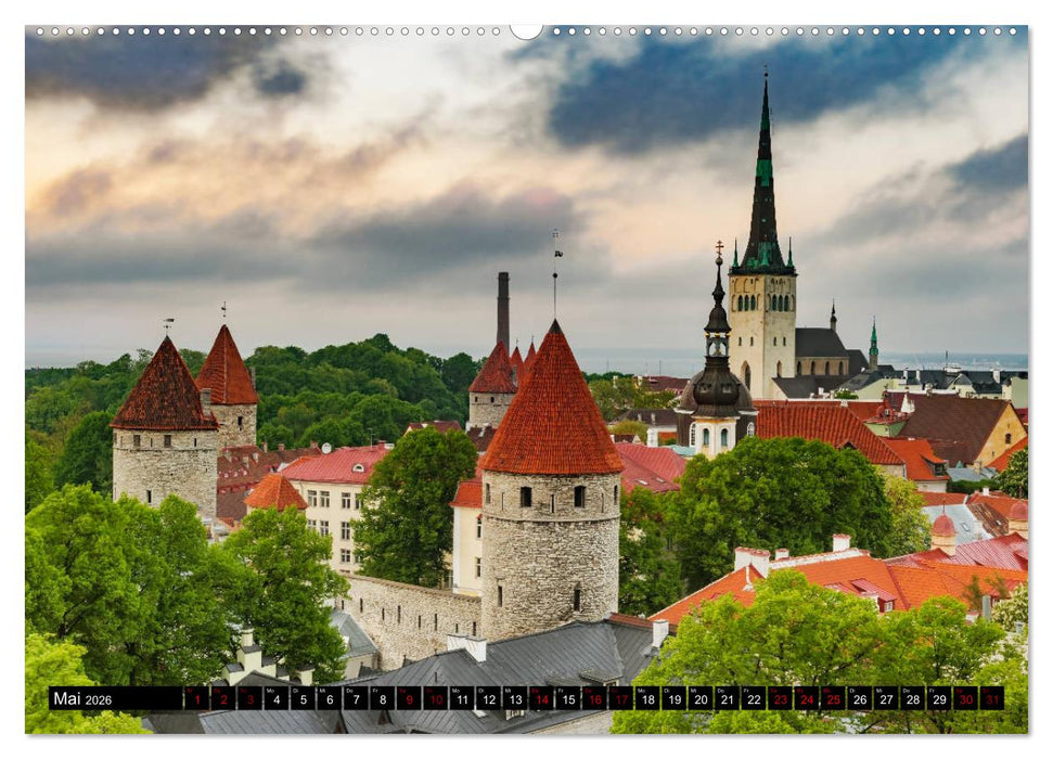 Ein Wochenende in Tallinn (CALVENDO Wandkalender 2026)