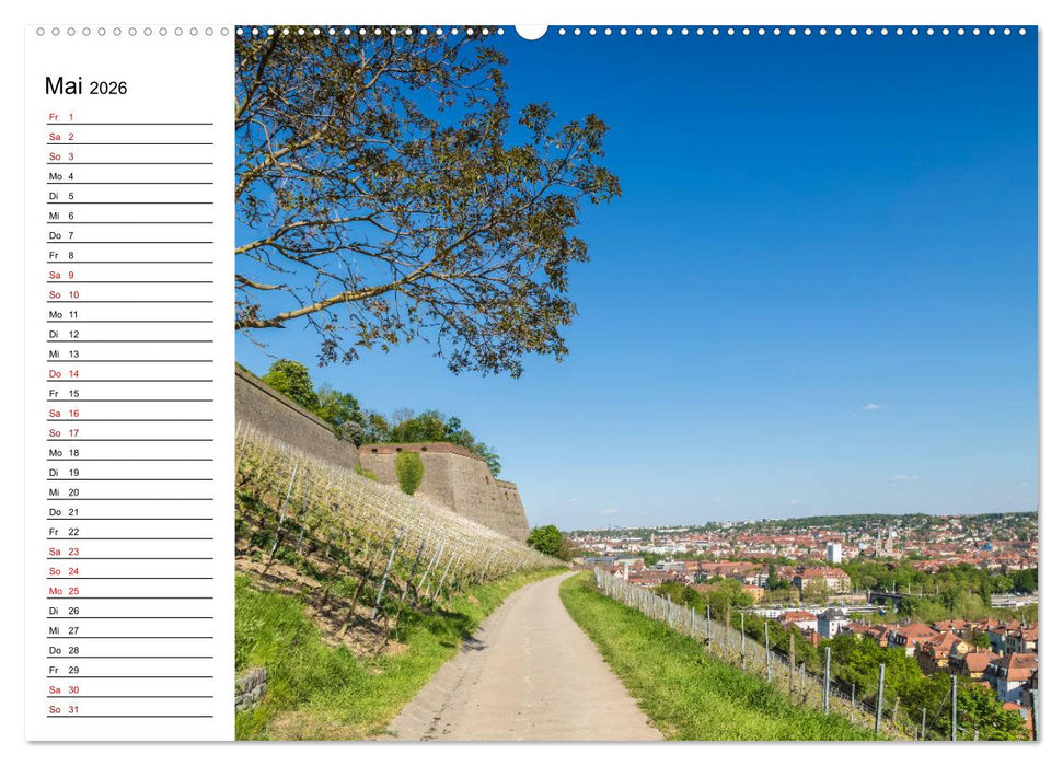 WÜRZBURG Historisches Stadtherz (CALVENDO Premium Wandkalender 2026)