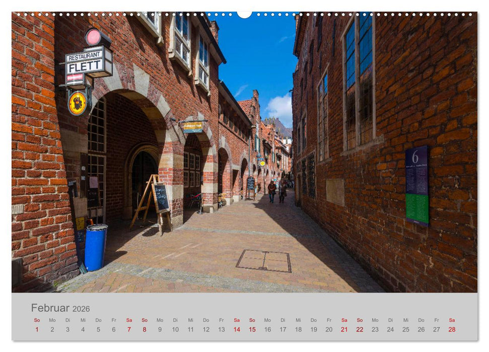 Hansestadt Bremen (CALVENDO Wandkalender 2026)
