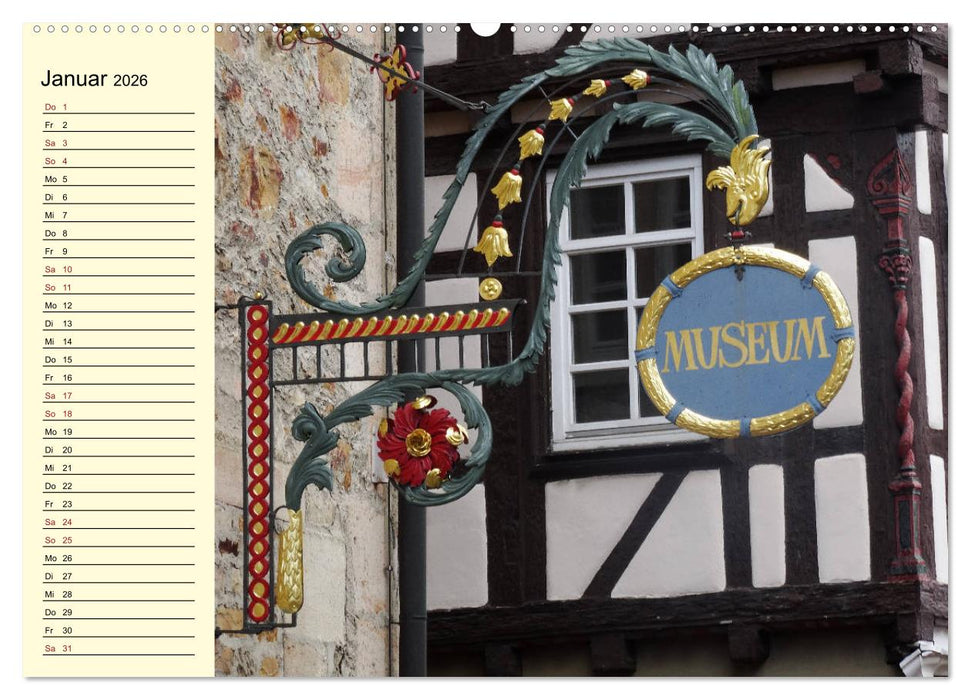 Stadtbummel durch Kirchheim unter Teck (CALVENDO Premium Wandkalender 2026)