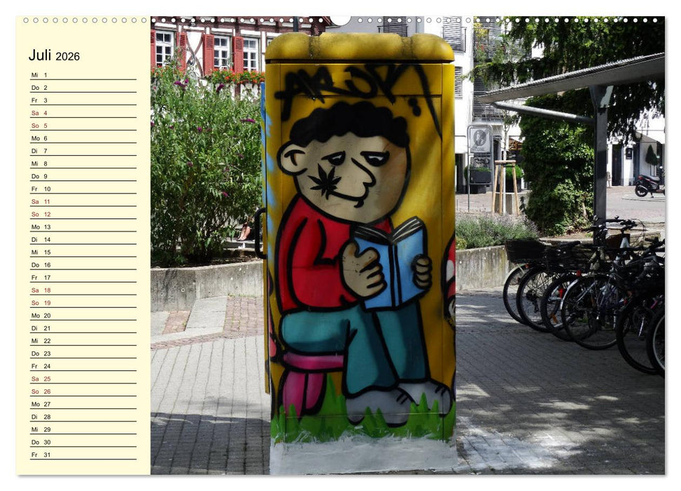 Stadtbummel durch Kirchheim unter Teck (CALVENDO Premium Wandkalender 2026)