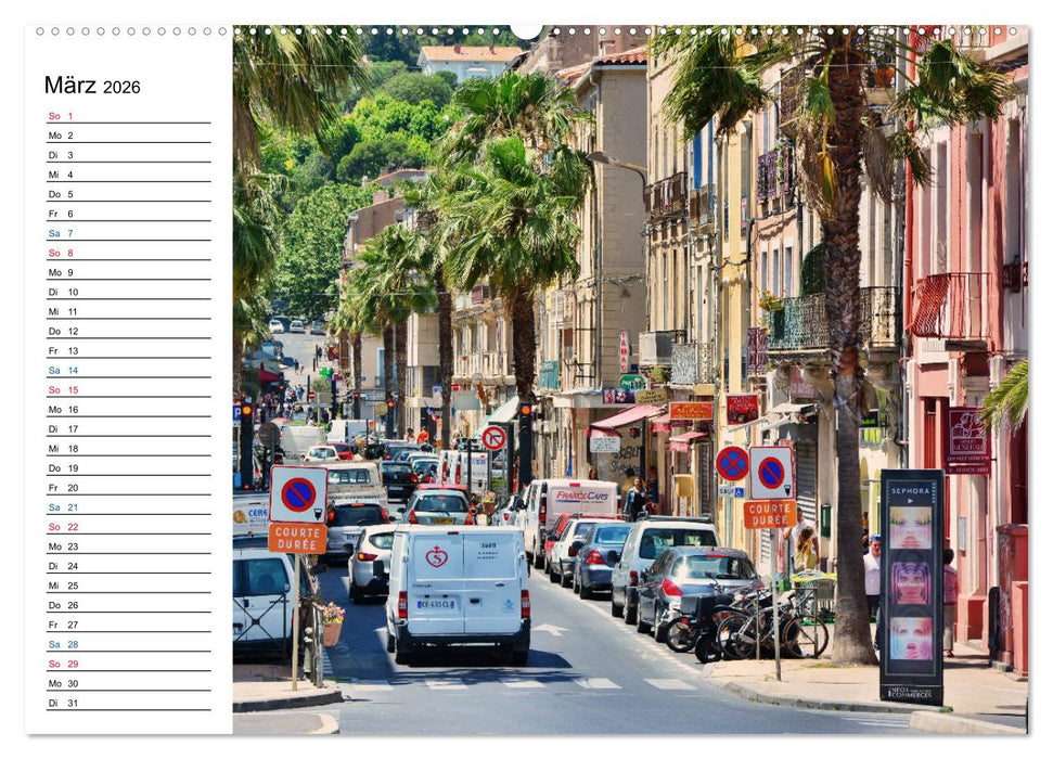 Sète - Das Venedig des Languedoc (CALVENDO Premium Wandkalender 2026)