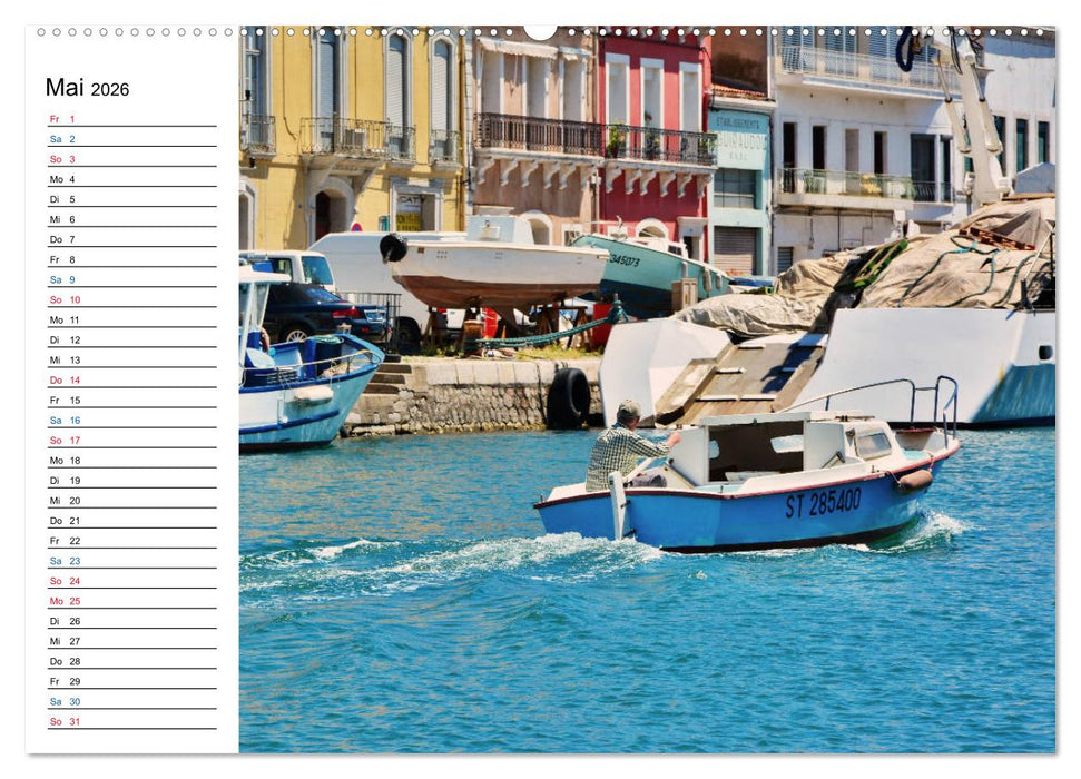 Sète - Das Venedig des Languedoc (CALVENDO Premium Wandkalender 2026)