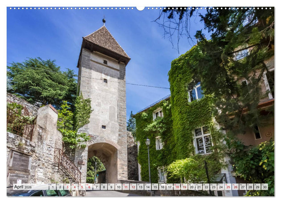 MERAN Idyllische Altstadt (CALVENDO Premium Wandkalender 2026)